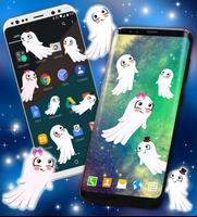 Friendly Halloween Ghosts on Screen تصوير الشاشة 2