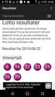 برنامه‌نما Tippe og lotto resultater عکس از صفحه