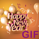 Happy New Year GIF 2018 आइकन