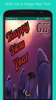 Happy New Year GIF 2018 Affiche