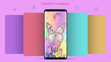 Butterfly GIF Live Wallpaper Affiche