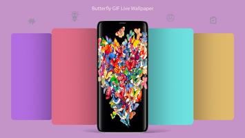 Butterfly GIF Live Wallpaper capture d'écran 1