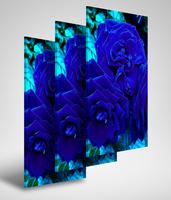 Blue Flower GIF Live Wallpaper poster