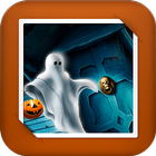 Ghost Boo Halloween GIF LWP icône