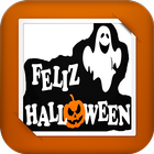 Ghost Disguised Halloween GIF LWP 图标