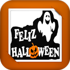 Ghost Disguised Halloween GIF LWP ikon