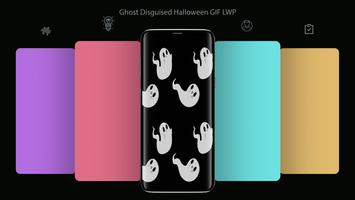 Ghost Disguised Halloween GIF LWP Ekran Görüntüsü 1