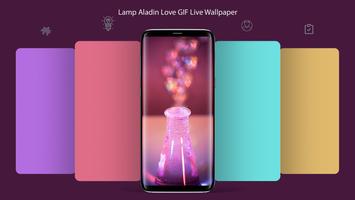 Lamp Aladin Love GIF Live Wallpaper ポスター