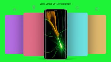 Laser Colors GIF Live Wallpaper capture d'écran 1