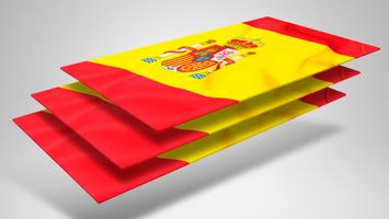 Spanish Flag GIF Live Wallpaper Affiche