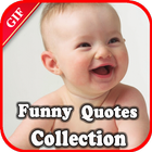 Gif Funny Quotes Collection ícone