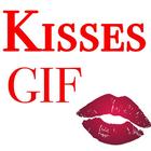 Kiss GIF for WhatsApp-icoon