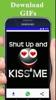 برنامه‌نما Kiss GIF for WhatsApp عکس از صفحه