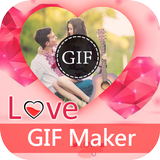 Love GIF Maker with Text icône