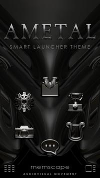 Smart Launcher Theme AMETAL poster