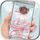 Anime Pink Girl simgesi