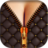 Girl Bra Zip Lock Screen icon