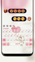 Girl love Balloon Keyboard Cartaz