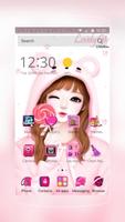 Pink Lovely Girl Theme poster