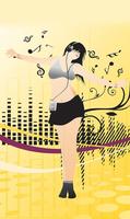 1 Schermata Girl Rain Disco Music Dance