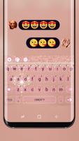 Pink Lace Diamond Keyboard Princess Dream Theme Poster