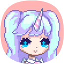 APK Girls Color By Number, Girls Pixel art