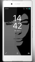 Theme - Girl in Black plakat