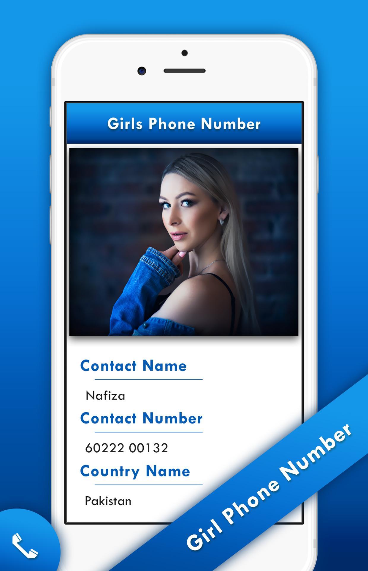 Girls Phone Number Search pour Android - Téléchargez l'APK