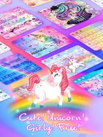 Unicorn Keyboard: Free Galaxy  スクリーンショット 2