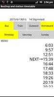 Bus and train my timetable 포스터