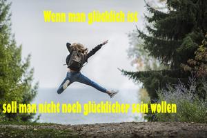 Glück Sprüche poster