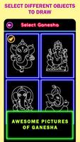Learn To Draw Glow Ganesha اسکرین شاٹ 1