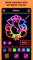 Learn To Draw Glow Ganesha اسکرین شاٹ 2