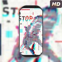 Glitch live wallpapers capture d'écran 1