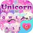Glitter Unicorn Keyboard Theme
