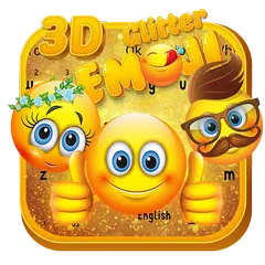 3D Glitter Emojis