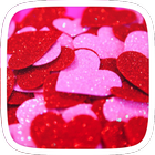 Glitter Hearts Theme icon