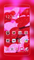 پوستر Glitter Hearts Theme