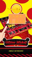 Glitter Micky Theme&Emoji Keyboard capture d'écran 1