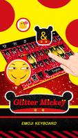 Glitter Micky Theme&Emoji Keyboard capture d'écran 2