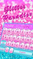 Glitter Paradise Keyboard Theme poster