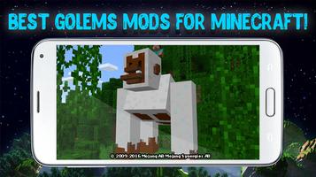 Mod golems for Minecraft Affiche