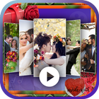 Anniversary Photo Video Maker آئیکن