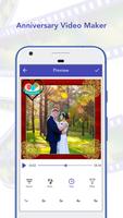 Anniversary Photo Video Maker اسکرین شاٹ 2