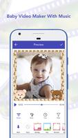 Baby Video Maker With Music Poster