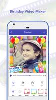 Birthday Video Maker with Song پوسٹر