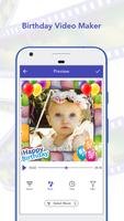 Birthday Video Maker with Song syot layar 1