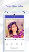 Flower Video Maker with Music تصوير الشاشة 1