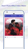 Heart Photo Effect Video Maker capture d'écran 3