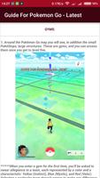 Guide For Pokemon Go  - Latest скриншот 3